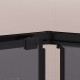 Душевой уголок RGW Passage 90x90 PA-86B стекло тонированное, профиль черный матовый (38088699-34N)