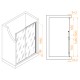 Раздвижная душевая дверь RGW PA-14 W 150*195 прозрачное стекло 6 мм 41081415-15