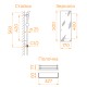 Душевая кабина RGW AN-207 Frost Line 90x90см, цвет профиля белый, стекло 5 мм 411320799-95