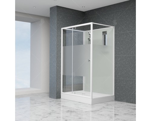 Душевая кабина RGW AN-207 Frost Line 90x90см, цвет профиля белый, стекло 5 мм 411320799-95 Душевая кабина RGW AN-207 Frost Line 90x90см, цвет профиля белый, стекло 5 мм 411320799-95