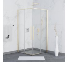 Душевой уголок RGW Stilvoll 80х80 32323188-16 золотой, стекло прозрачное