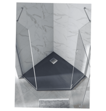 Душевой поддон трапеция STONE TRAY-G