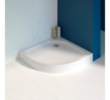 Душевой поддон полукруглый RGW SMC/R-C Белый 800x800 12350488-01