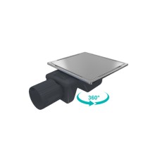 Душевой трап RGW 15 см SDR-15-15 хром