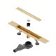 Дренажный канал RGW SDR-53Gb 76215380-06, 80 см, цвет золото 