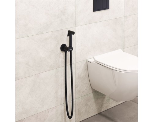 Гигиенический душ RGW Shower Panels SP-210B 581408210-04 со смесителем, черный матовый 