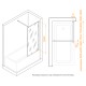 Стационарная шторка для ванны RGW Screens SC-050B 80х150 тонированное стекло (Серое) 6мм 351105008-34