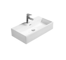 Умывальник накладной Santi Line SL-1007 700*400*110 белый глянец