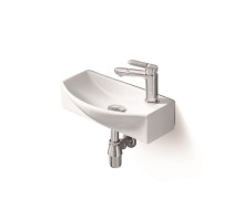 SantiLine SL-2013L Раковина керамическая накладная/подвесная без перелива 455*220*130