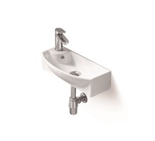 Умывальник накладной / подвесной Santi Line SL-2013R 455*220*130 белый глянец