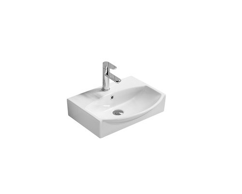 Умывальник накладной / подвесной Santi Line SL-2024 500*400*140 белый глянец