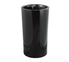 Умывальник напольный с переливом Santi Line SL-4003MB 460*440*840 черный матовый