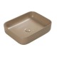 Умывальник накладной (чаша) Santiline SL-1051KH 50x41 светло-коричневый матовый