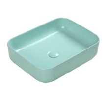 Умывальник накладной (чаша) Santiline SL-1051LG 50x41 светло-зеленый матовый