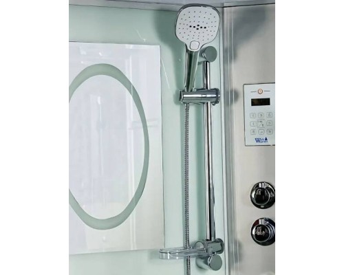 Душевая кабина Weltwasser WW500 EMMER 11055 110х110 прозрачное стекло, профиль хром матовый