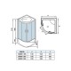 Душевая кабина Weltwasser WW500 EMMER 11055 110х110 прозрачное стекло, профиль хром матовый