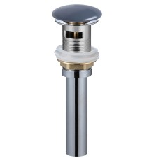 Донный клапан WeltWasser WW PP MT-GR 10000003733 click-clack Серый матовый