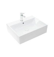 Умывальник подвесной Weltwasser WW AISBACH 5030  520х430х140 белый глянец