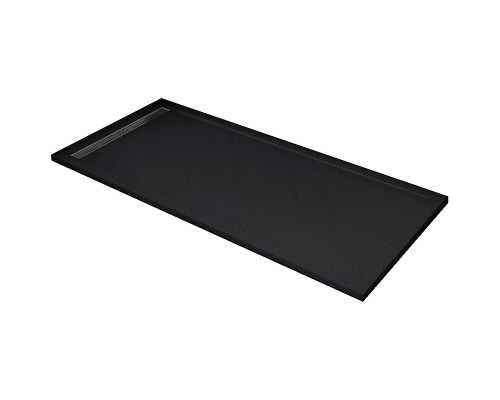 Душевой поддон с сифоном WeltWasser TRS STONE-BL 100х90 Черный