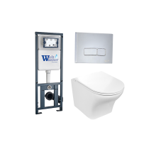 Наборы инсталляций+унитаз подвесной+кнопка MARBERG 410 + ODENBACH 004 GL-WT + MAR 410 SE-CR