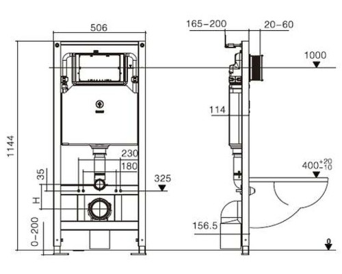 Система инсталляции WeltWasser Amberg 506 c клавишей смыва Amberg RD-WT белый (10000008225) Система инсталляции WeltWasser Amberg 506 c клавишей смыва Amberg RD-WT белый (10000008225)