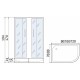 Душевой уголок River Don 100x80 MT L 10000008308 с поддоном 