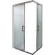 MORAVA XL 100/24 MT Душевое ограждение с поддоном, стекло матовое, профиль хром матовый