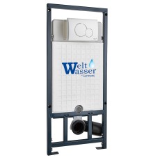 Инсталляция для подвесного унитаза WeltWasser WW Marberg 507 с кнопкой смыва белой матовой (10000011213)