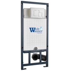 Инсталляция для подвесного унитаза WeltWasser WW Marberg 507 10000011215 с кнопкой смыва белой матовой