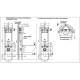 Наборы инсталляций+унитаз подвесной+кнопка MARBERG 507 + MERZBACH 043 GL-BL + MAR 507 SE-CR