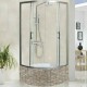 Душевой уголок Weltwasser WW500 С 90/159 90x90 стекло прозрачное, профиль хром матовый, с поддоном 