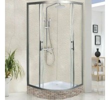 Душевой уголок Weltwasser WW500 С 90/189 90x90 стекло прозрачное, профиль хром матовый, с поддоном