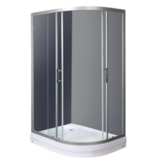 Душевой уголок Weltwasser WW500 С 120/90/189 L 120x90,  стекло прозрачное, профиль хром матовый, с поддоном 
