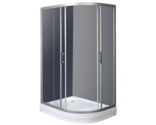Душевой уголок Weltwasser WW500 С 120/90/189 L 120x90,  стекло прозрачное, профиль хром матовый, с поддоном 