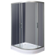 Душевой уголок Weltwasser WW500 С 120/90/189 L 120x90,  стекло прозрачное, профиль хром матовый, с поддоном 
