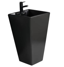 WW LEERBACH 4847 MT-BL Раковина напольная. 480х470х830 мм цвет черный матовый 