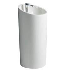 WW LEERBACH 4546 GL-WT Раковина напольная. 450х460х970 мм