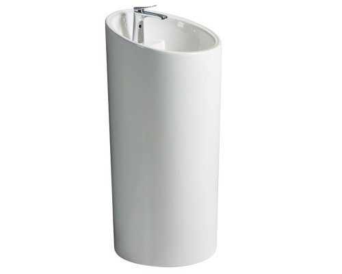 WW LEERBACH 4546 GL-WT Раковина напольная. 450х460х970 мм