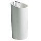 WW LEERBACH 4546 GL-WT Раковина напольная. 450х460х970 мм