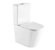 Унитаз напольный WeltWasser WW Salzbach 011 XL GL-WT 10000013372 белый, безободковый, с бачком, с крышкой микролифт, слив торнадо