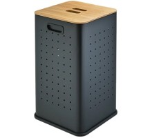 Корзина для белья Weltwasser NANSY BL 35L 10000013376 матовый черный