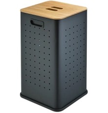 Корзина для белья Weltwasser NANSY BL 35L 10000013376 матовый черный