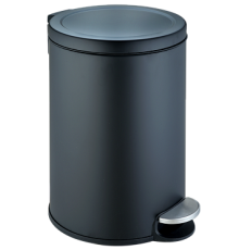 Мусорное ведро Weltwasser LORA BL 12L 10000013406 матовый черный