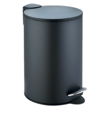 Мусорное ведро Weltwasser BETTA BL 12L 10000013409 матовый черный