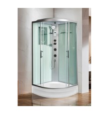 WW500 WERRA  XL 804 Душевая кабина с поддоном, стекло прозрачное, профиль хром