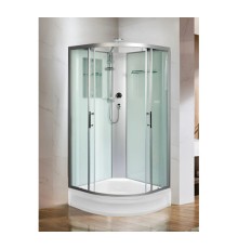 WW500 WERRA XL 1001 Душевая кабина с поддоном, стекло прозрачное, профиль хром