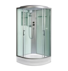 WW500 WERRA XL 1002 Душевая кабина с поддоном, стекло прозрачное, профиль хром