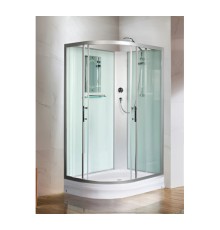 WW500 WERRA XL 1201 R Душевая кабина с поддоном, стекло прозрачное, профиль хром