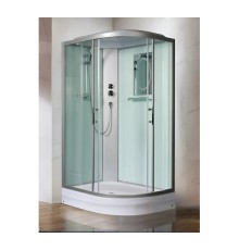 WW500 WERRA XL 1202 L Душевая кабина с поддоном, стекло прозрачное, профиль хром