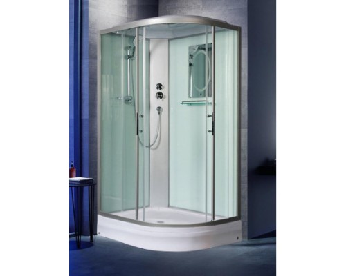 WW500 WERRA XL 1202 L Душевая кабина с поддоном, стекло прозрачное, профиль хром